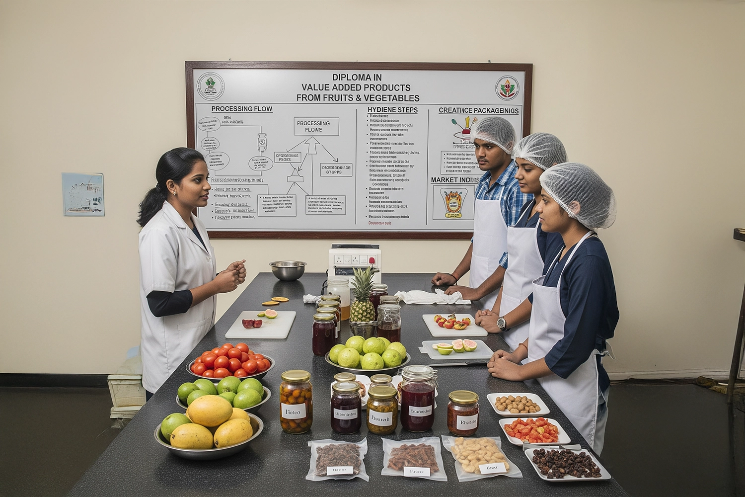 Diploma in Value Added Products from Fruits & Vegetables | IGNOU